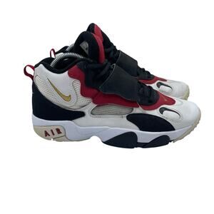 Nike Speed Turf GS Shoes Basketball White Black Gym Red Youth 7 Womens 8.5